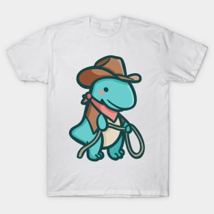 Cute cowboy T-Rex, country Dino, Dinosaur T-Shirt